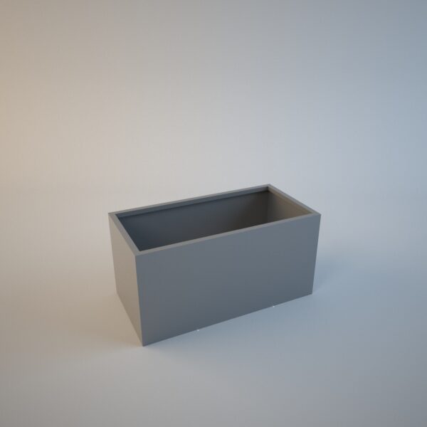 Line - Pflanzentopf aus Aluminium