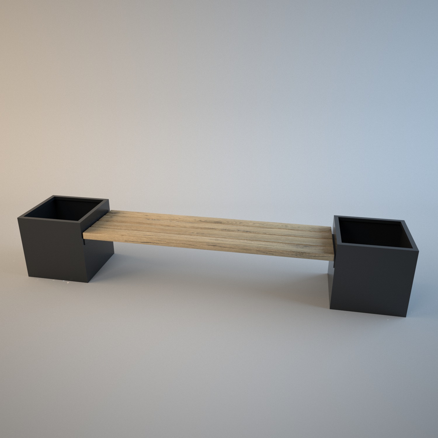 FloraLine - Sitzbank mit Pflanzkübeln – Bild 2