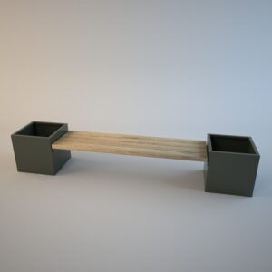 FloraLine - Sitzbank mit Pflanzkübeln – Bild 7