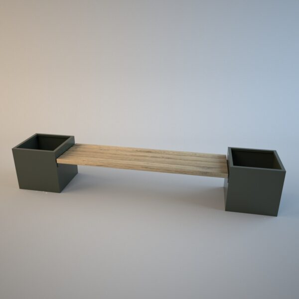 FloraLine - Sitzbank mit Pflanzkübeln – Bild 7