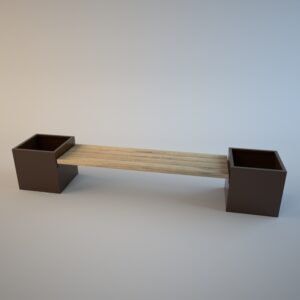 FloraLine - Sitzbank mit Pflanzkübeln – Bild 9