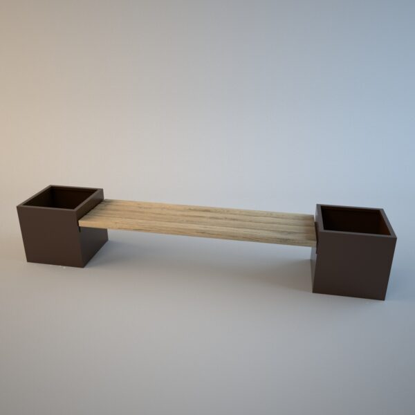 FloraLine - Sitzbank mit Pflanzkübeln – Bild 9