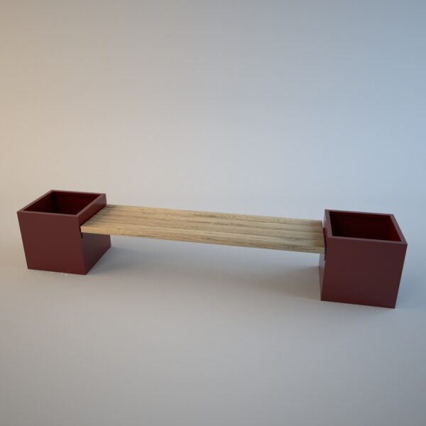 FloraLine - Sitzbank mit Pflanzkübeln – Bild 4