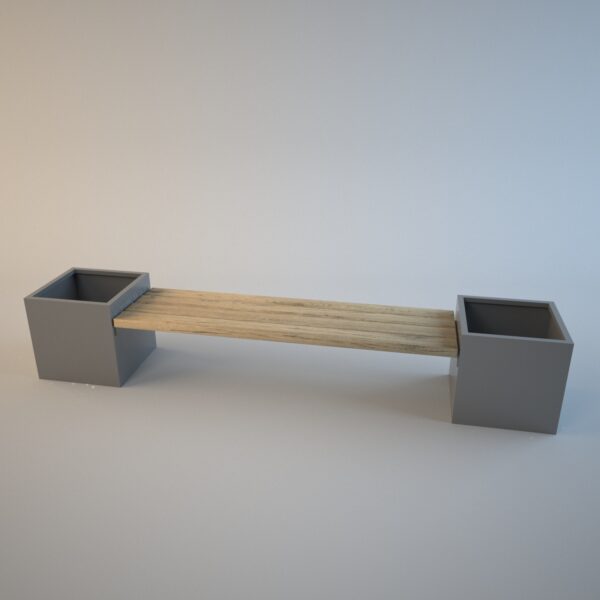 FloraLine - Sitzbank mit Pflanzkübeln – Bild 5