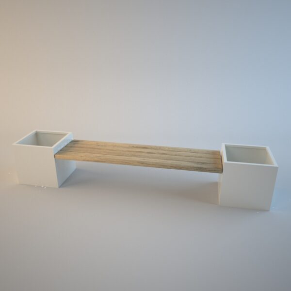 FloraLine - Sitzbank mit Pflanzkübeln – Bild 6