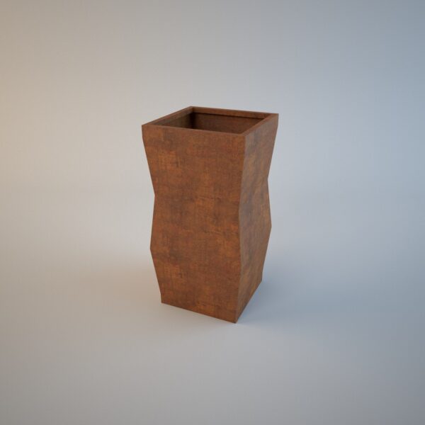 Athen - Pflanzentopf aus Cortenstahl