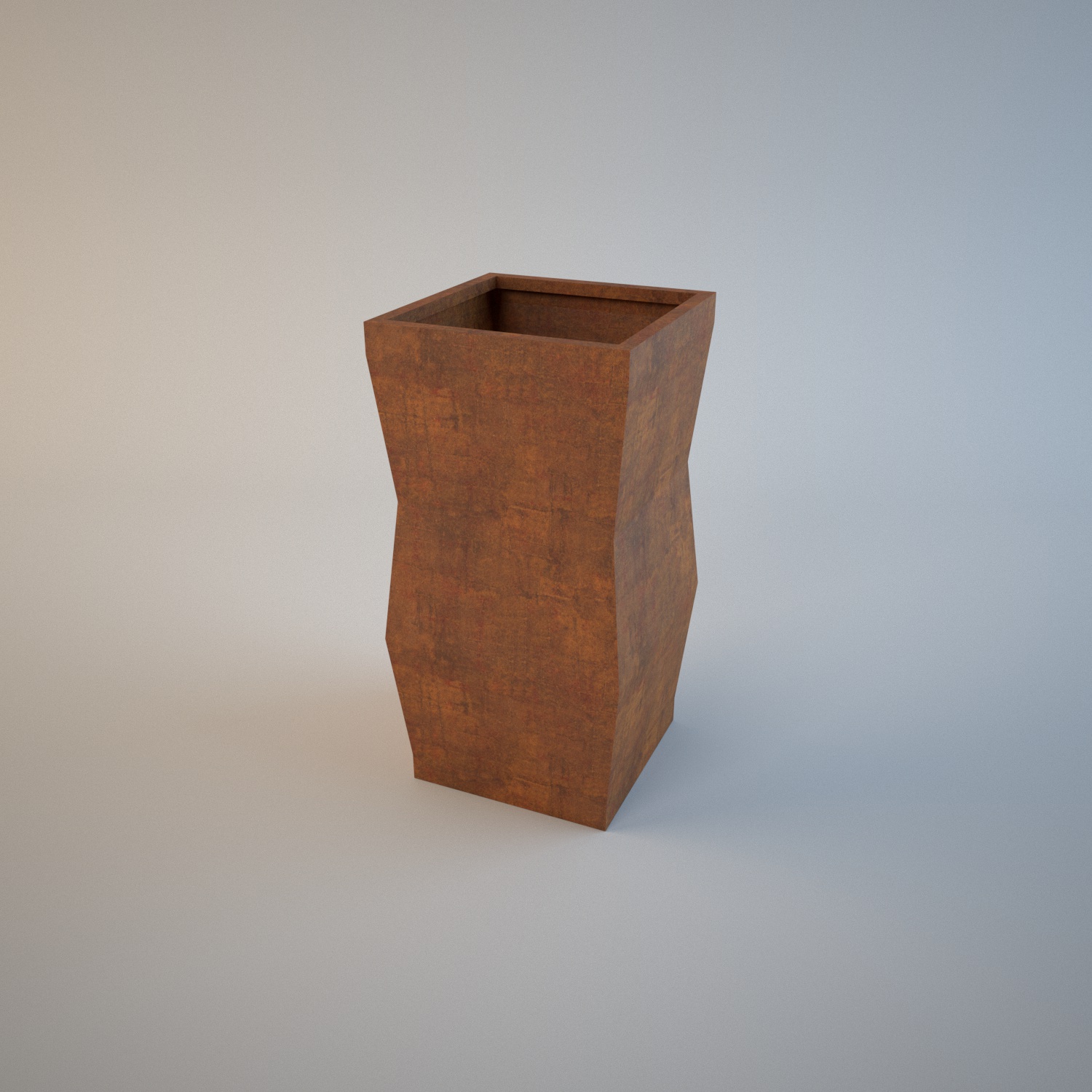 Athen - Pflanzentopf aus Cortenstahl – Bild 1